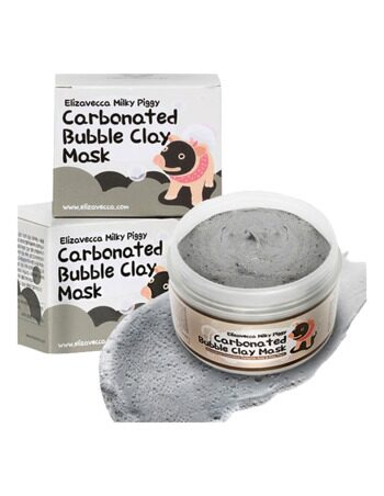 [Elizavecca] Маска д/лица очищающая ПУЗЫРЬКОВАЯ с глиной Сarbonate Bubble Clay Mask, 100 мл