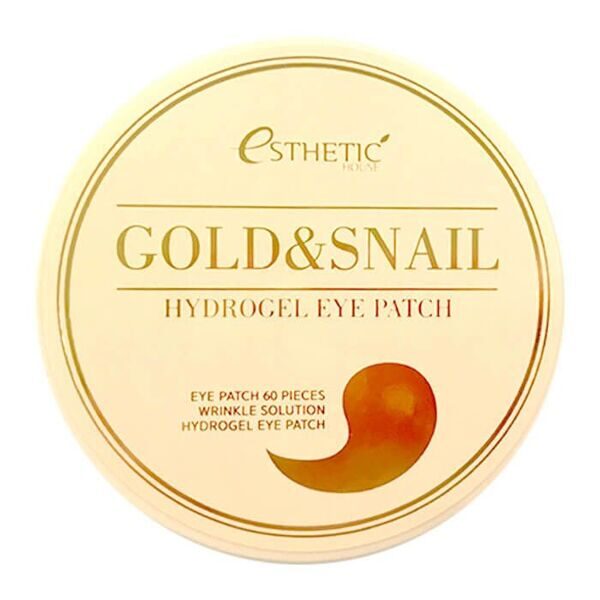 ESTHETIC HOUSE] Гидрогел. патчи д/ глаз ЗОЛОТО/УЛИТКА GOLD&SNAIL HYDROGEL EYEPATCH