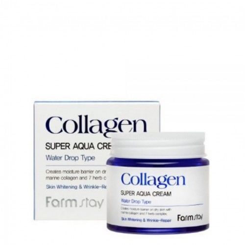 [FarmStay] Увлажняющий крем с коллагеном COLLAGEN SUPER AQUA CREAM, 80ml