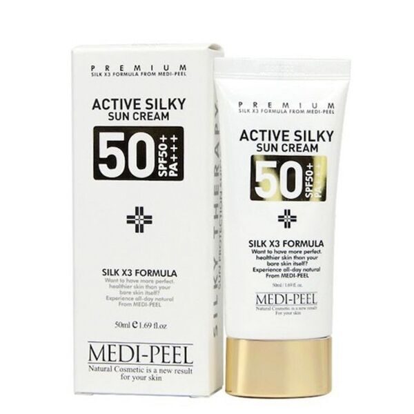 [MEDI-PEEL] Солнцезащитный крем SILKY sun cream, spf50+, pa+++
