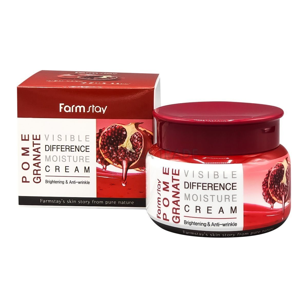 [FarmStay] Увлажняющий крем для лица FarmStay Visible Difference Pomegranate Moisture Cream,50мл