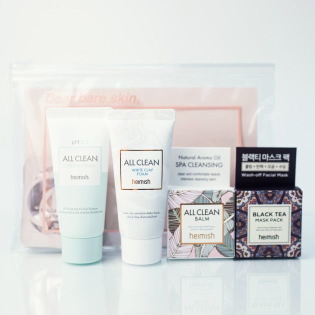 [Heimish] Travel набор (Green Foam 30ml,White Foam 30ml,All Clean Balm 5mlx2,Satin Cream 1.5ml x3