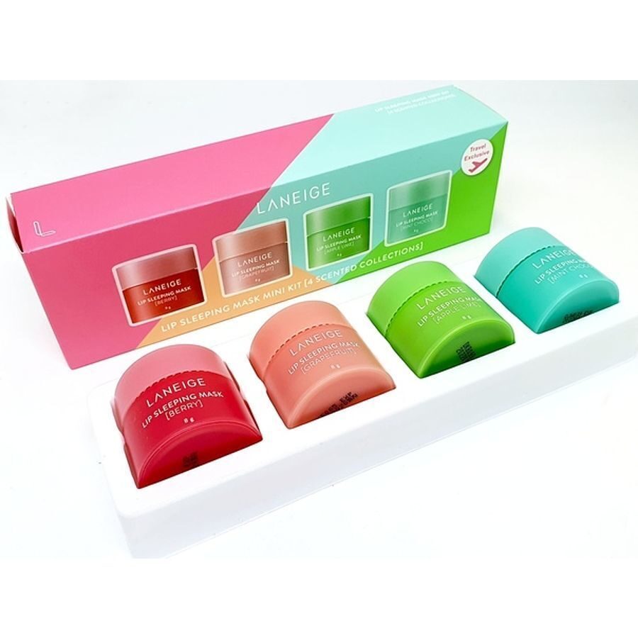 [LANEIGE] набор ночных масок lip sleeping mask mini kit, 4шт х 8г