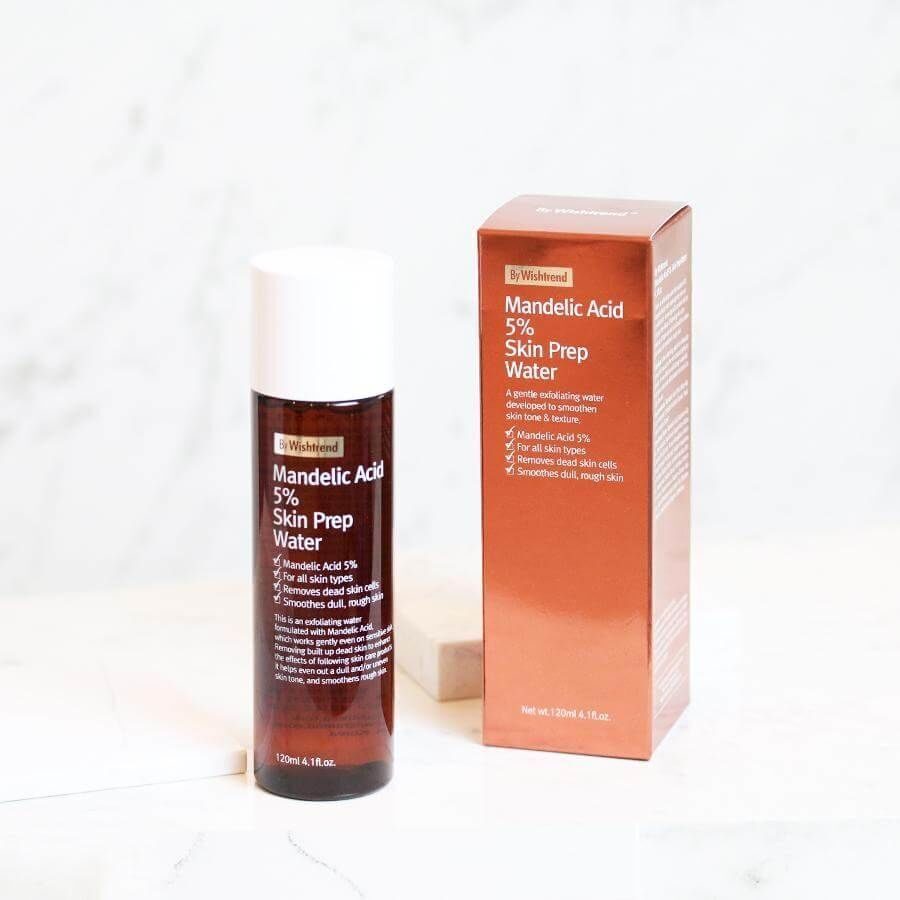 [By Wishtrend] Mandelic Acid 5% Prep Water, мягкий тоник-эксфолиант с миндальной кислотой, 120ml