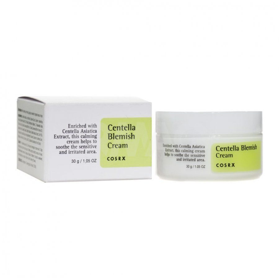 [COSRX] Высококонцентрированный крем против акне и купероза COSRX Centella Blemish Cream 30мл