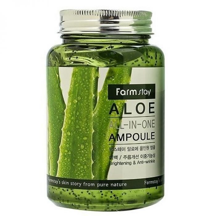 [Farmstay] сыворотка ALOE ALL-IN ONE AMPOULE, 250ml