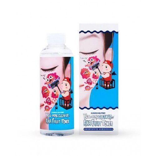 [Elizavecca] Тонер-пилинг с фруктовыми кислотами Hell- Pore Clean Up Aha Fruit Toner, 200 мл