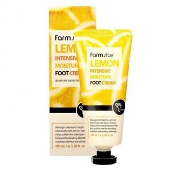 [FarmStay] Крем для ног увлажняющий Lemon Intensive Moisture Foot Cream, 100ml