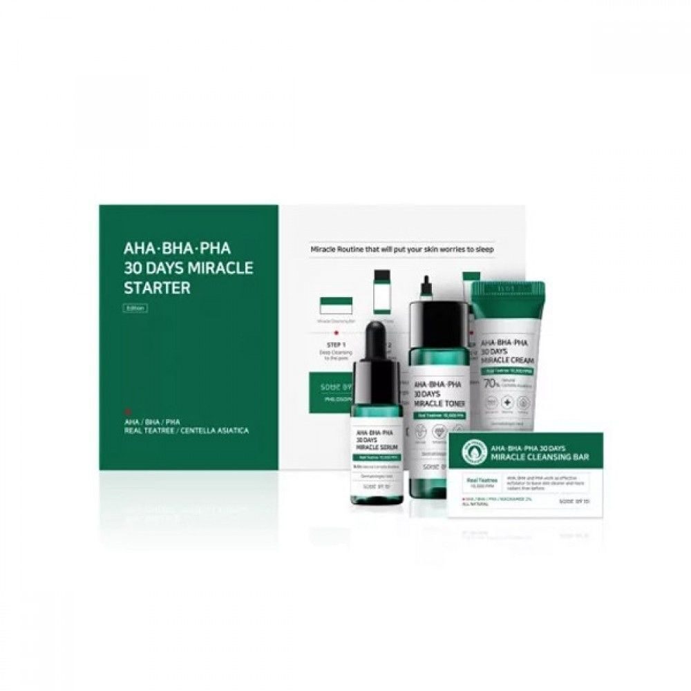 [Some By Mi] Набор стартовый с кислотами для проблемной кожи AHA BHA PHA 30 Days Miracle Starter Kit