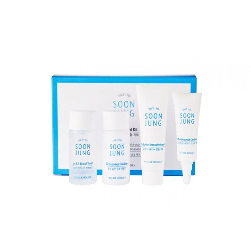 [ETUDE HOUSE] Мини-набор средств для чувствительной кожи ETUDE HOUSE Soon jung Skin Care Trial Kit