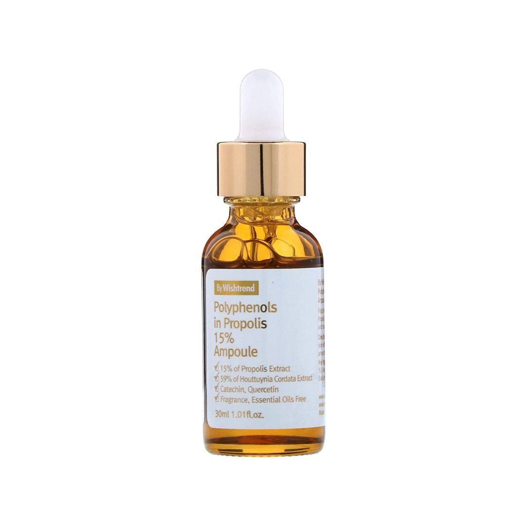 [By Wishtrend] Polyphenols in Propolis 15% Ampoule, противовоспалительная сыворотка с прополисом, 30ml