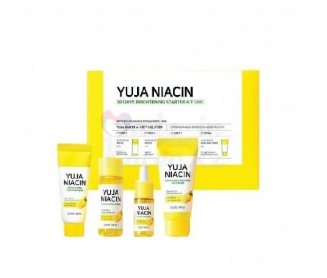[Some By Mi ] Набор миниатюр с юдзу для выравнивания тона Yuja Niacin Brightening Starter Kit