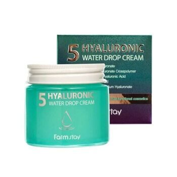 [FarmStay] Крем гиалуроновый HYALURONIC WATER DROP CREAM, 80ml