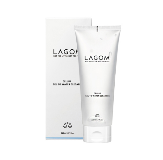 [LAGOM] CELLUP GEL TO WATER CLEANSER 220ml, ОЧИЩАЮЩИЙ ГЕЛЬ ДЛЯ УМЫВАНИЯ