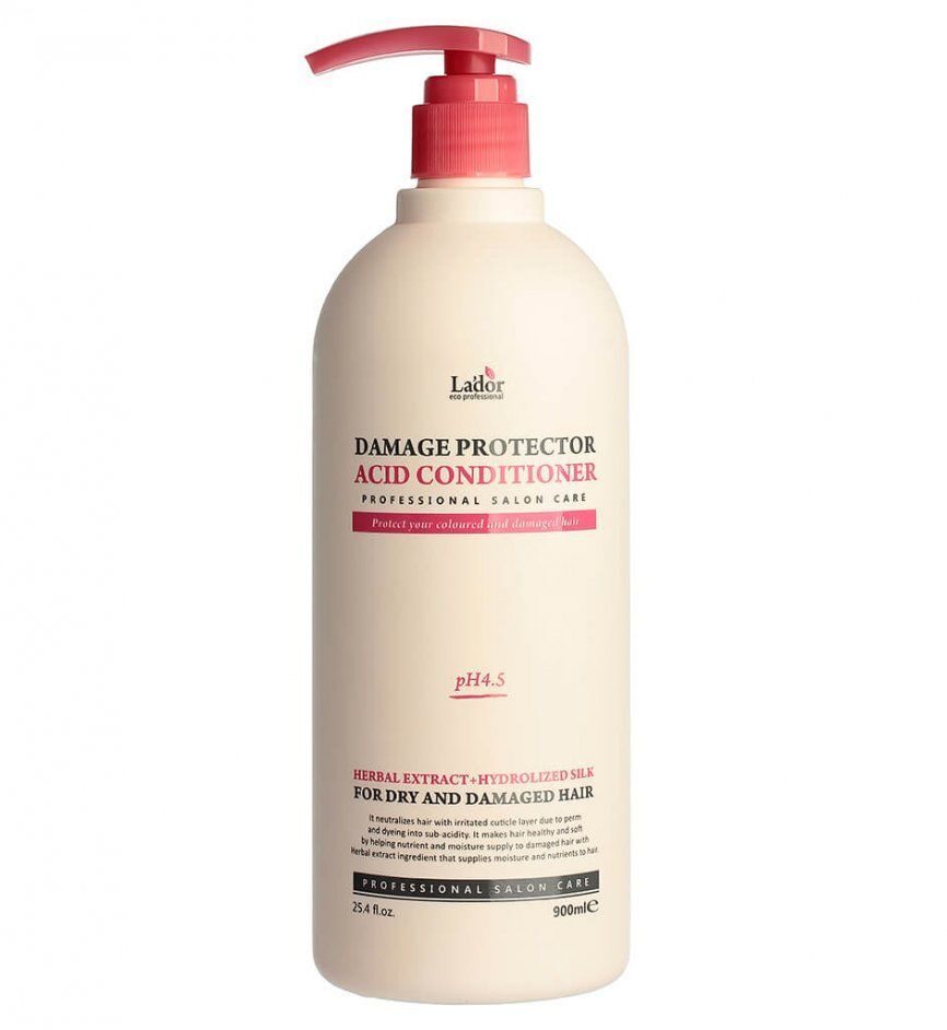 [LADOR] Защитный кондиционер для поврежденных волос Lador Damage Protector Acid Conditioner - 900ml