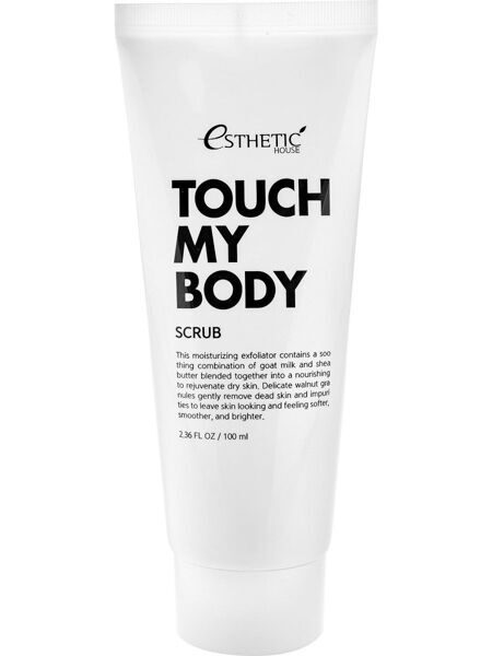 [ESTHETIC HOUSE] Скраб для тела с КОЗЬИМ МОЛОКОМ TOUCH MY BODY GOAT MILK BODY SCRUB, 100 мл