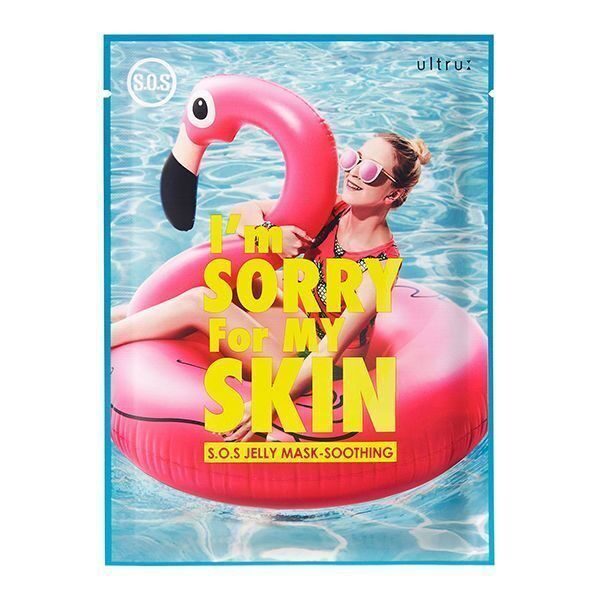 [I’m Sorry For My Skin] S.O.S Jelly Mask-Soothing (Pink Swan) Успокаивающая тканевая маска